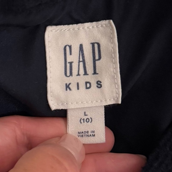 Kid’s Gap Navy Shirt Jacket (L - 10) - Picture 9 of 12